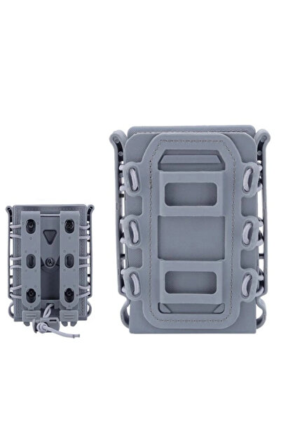 Choice Grey Tactical Magazine Pouch Molle for Ar15 M4 5.56 7.62 9mm Scorpion ...