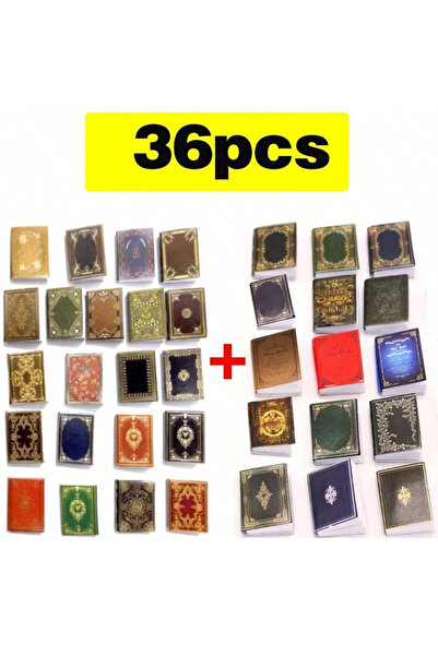Choice 36pcs 1:12 Scale Miniature Dollhouse Books Assortment - Vibrant Decora...