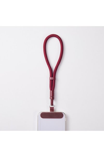 Choice1 wine red Polyester / Nylon 1-10pcs Adjustable Mobile Phone Lanyard Sh...