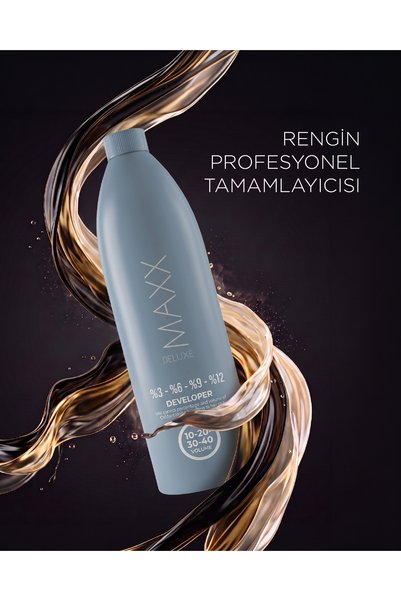 MAXX DELUXE Oryal Mavi 500 gr + Oksidan 1000 ml 20V