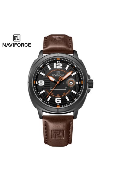 Choice ساعة يد رجالية كوارتز من ماركة NAVIFORCE BOBN، عالية الجودة مع حزام من...