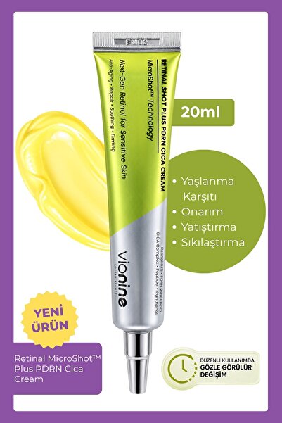 Vio nine Retinal MicroShot™ Plus PDRN Cica Cream %0,1 Made In Korea 20 ML