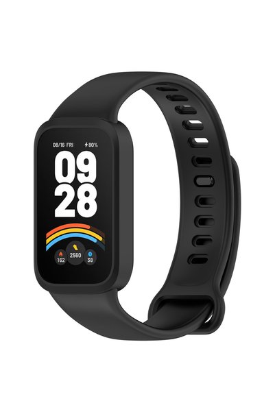 CAOWTAN سوار المعصم الذكي Smart Band 9 Active باللون الأسود الرسمي المصنوع من...