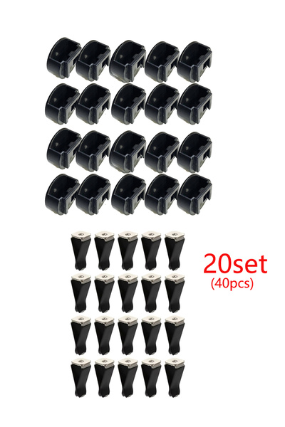 Choice xfj 20set 10/20set Sturdy Metal Car Vent Clips Air Freshener Decorativ...