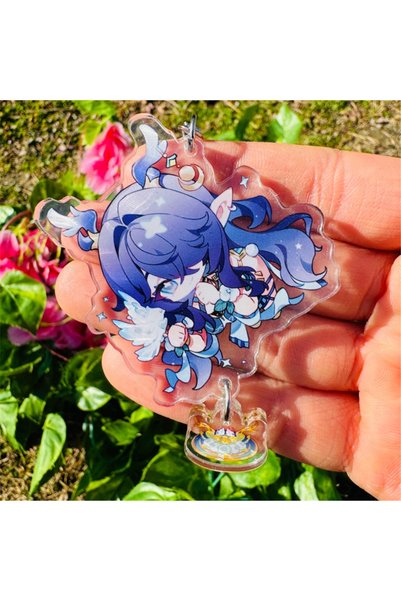 Choice 4 Game Aino Flins Lauma Nefer Ineffa Cosplay Costume Acrylic Key Chain...