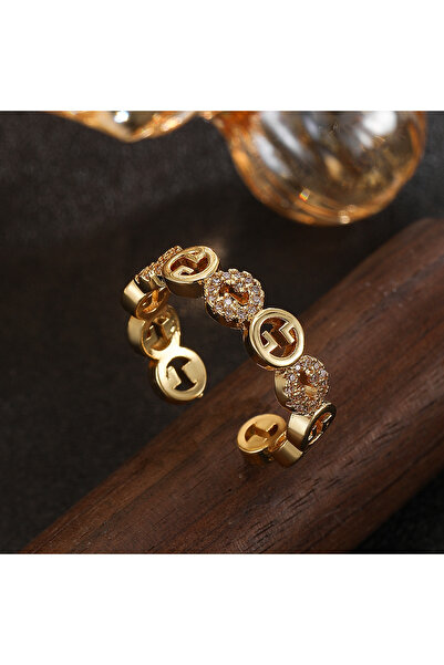 Choice resizable AJ25122903 1PCS Classic Zircon Copper Coin Twisted Chain Wom...