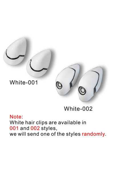 Choice White 1 Pair Asuka Langley Soryu Red Hair Clips Ayanami Rei Headwear J...