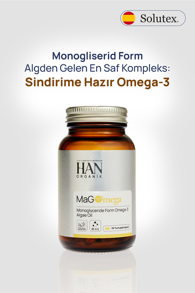 Han Organic Han Organik MaGOmega Yüksek Emilimli Omega-3 Takviye Edici Gıda