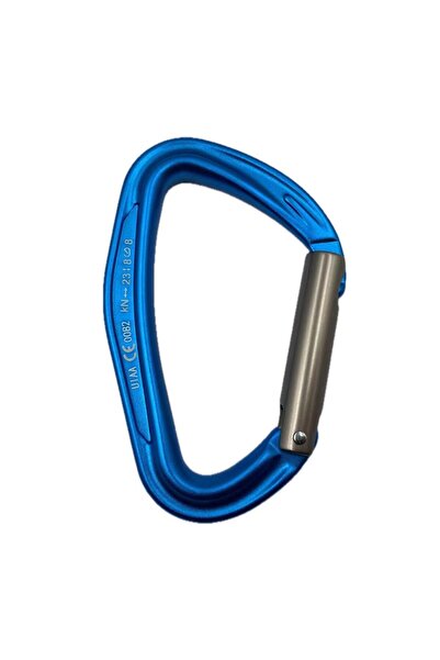 Choice Blue CLIWIZ SGM7118 Curved D- Straight UIAA CE Certified Climbing Cara...
