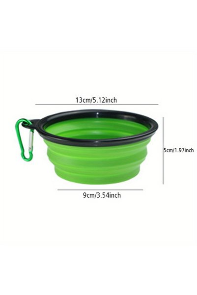 Choice Green Dog Folding Bowl Portable Dog Travel Bowl Dog Food Water Bowl fo...
