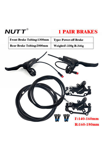 Choice 1 PAIR BRAKES NUTT A5-D Electric Scooter Hydraulic Brake For Zero 10X ...