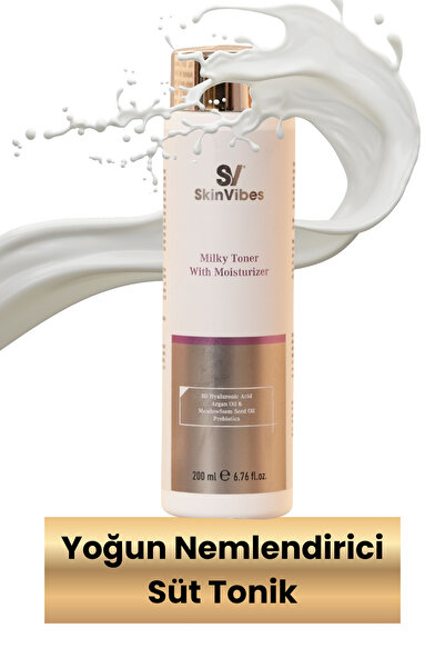 Skinvibes Süt Tonik 200 ml | Yoğun Nemlendirici Hyalüronik Asit Tonik | Kuru ...