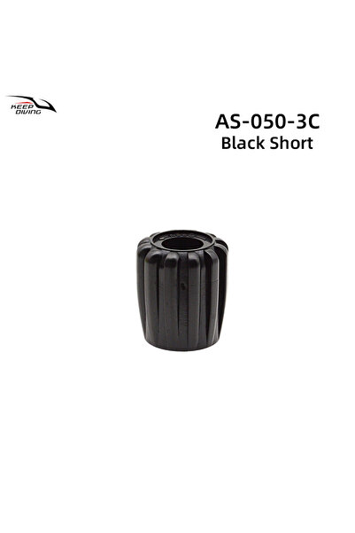 Choice4 Black Short 1Pcs Scuba Diving Tanks Cylinder Valves Handwheel Knob-Ro...