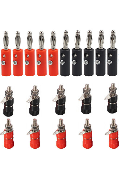 Choice B-20PCS 20pcs 4mm Banana Plug Jack Terminal Connector High-Quality Fem...