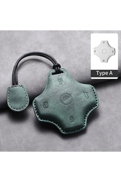 Choice Olive-green A2 Leather Car Key Case Cover For Dongfeng Eπ Eπ007 Eπ008 ...