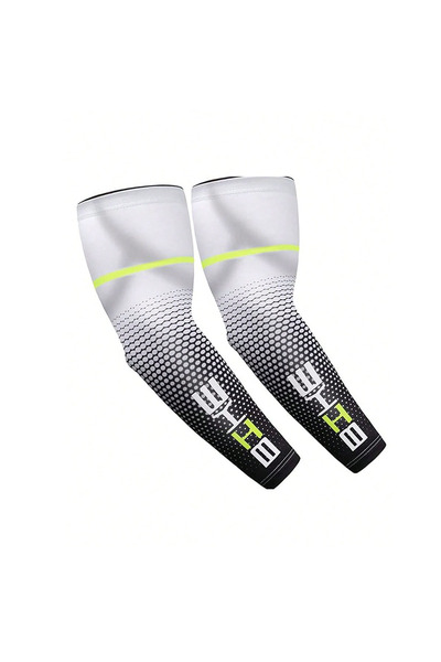 Choice4 White Gray 1/3 Pairs Cool Men Cycling Running Bicycle UV Sun Protecti...
