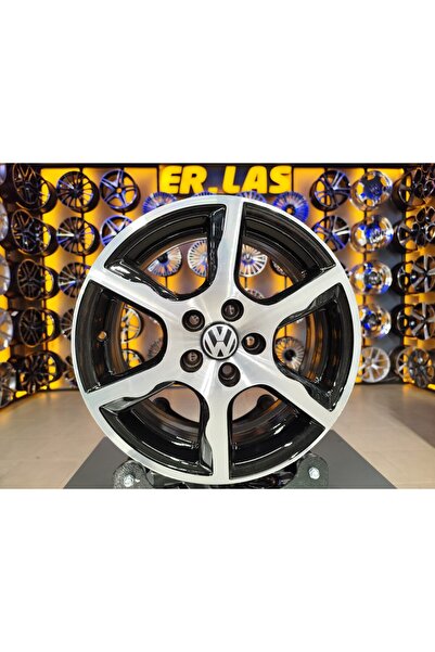 Volkswagen 4 Adet POLO ORIJINAL 6*15 5*100 ET40 57.1 BLACK MACK JANT YENİLENM...