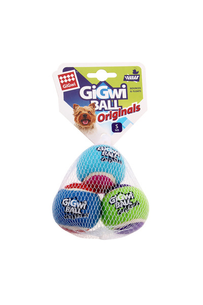 Choice S-5cm (3pcs) Pet Dog Squeaky Tennis Ball Interactive Dog Toys High Bou...