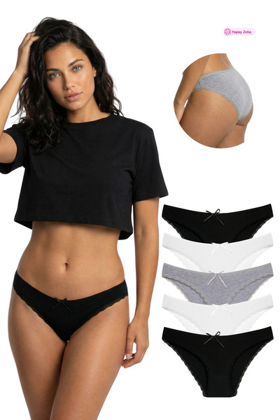 Newlilla 1101 Bikini Women's T. Lace Panties Package V33