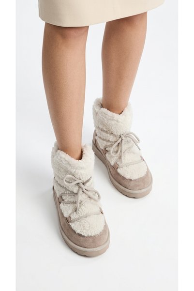 Limeo Women's Fur Plush Detailed Thick Sole Daily Winter Boots