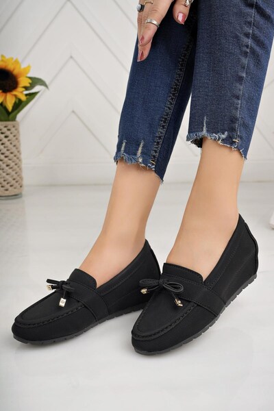 Nesil Shoes Minal GD05 crne ženske cipele sa skrivenom petom