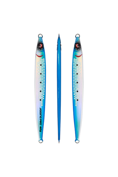 Choice 60g Blue JIGGING PRO Sardine Slider Jigging Lure UV Shore Long Cast Me...
