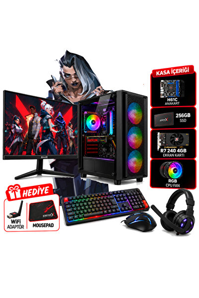 Genel Markalar Zenix Starter i5-3470 8GB Ram 240GB SSD 1 TB HDD R7240 4GB Ekr...