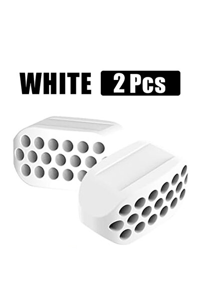 Choice5 white-2pcs Jawline Exerciser for Man and Woman Silicone Jaw Exerciser...