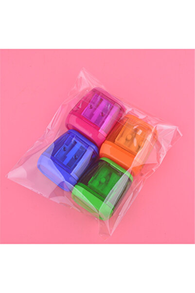 Choice 4pcs All colors 4pc Student Plastic Color Transparent Pencil Sharpener...