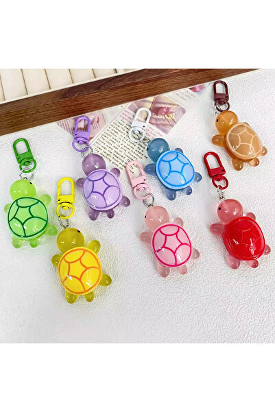 Choice 5cm mix-20PC 20PC Glow in The Dark Turtle Keychain for Women Bag Penda...