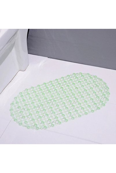 Choice Green 1Pc Anti-slip Shower Pad with Suction Cup Massage Mat Anti-fall ...
