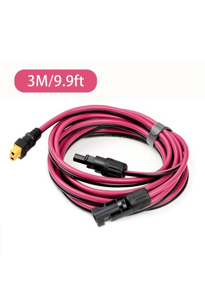 Choice1 3M Cable XT60 Female to Solar Panel Connector 12AWG Power Cord Energy...
