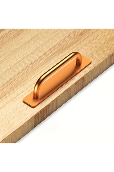 Choice golden Self-Stick Instant Cabinet Drawer Handles Pulls - 5.8 inch Stai...