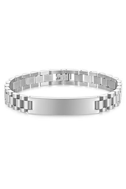 choice2 Silver 10mm smooth titanium steel watch bracelet Men's new fashion ge...