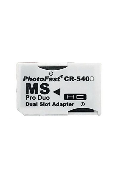 Choice dual slot TF to MS Memory Stick Pro Duo Adapter Card Reader for PSP SD...