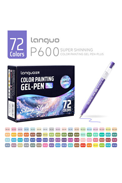 Choice13 72 Colors Box Set LANGUO 72/24/16 Colors Glitter Effects Gel Pen 1.0...