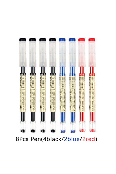 Choice3 0.35mm 8pcs mixed pen 8-54Pcs 0.35mm Gel Pens Office School Exam Sign...