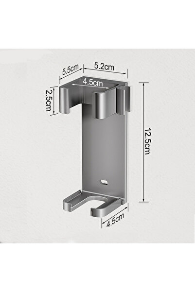 Choice Gray Wall-Mount Holder for Dyson Airwrap Styler Hair Curling Suitable ...