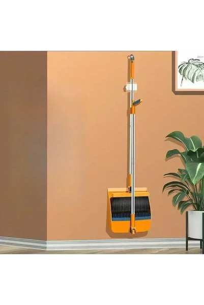 Choice1 Rotating yellow Broom set Household broom broom Dustpan set Brush hea...