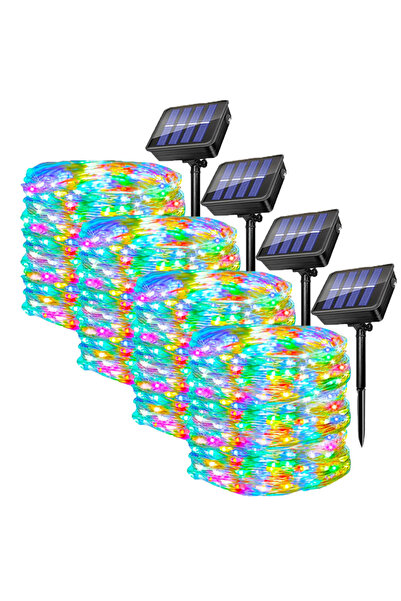 Choice 22meter 200LED None colorful led 4pcs 4pcs Outdoor Led Solar String Li...