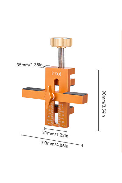 Choice Orange Cabinet Door Mounting Jig, with Support Arm&Clamp, Aluminum All...