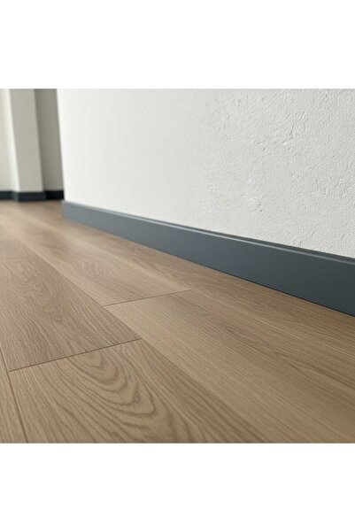 KMS HOME 8 cm Yüksekliğinde Antrasit Mdf Süpürgelik