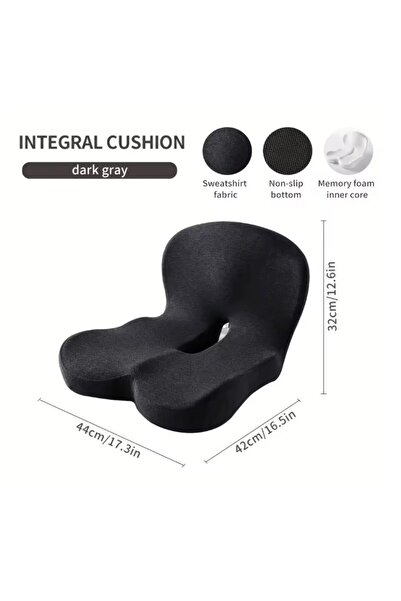 Choice1 dark grey Memory Foam Cushion Interior Accessories Pillow Car Seat Wa...