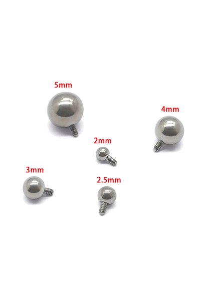 Choice1 1.2x4mm 5pcs/lot Right Grand 14G Implant Grade ASTM F136 Titanium Mir...