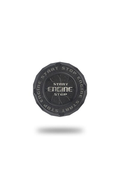 Choice1 black 1Pc Car Moto Engine Start Stop Button Cover Blade-type Rotatabl...