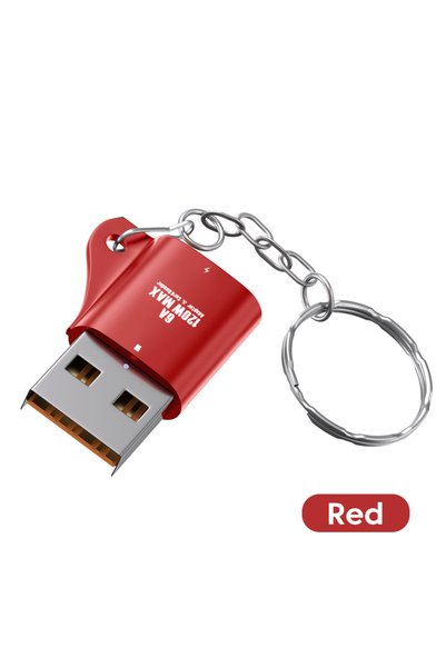 Choice1 Red Type C To USB Micro-SD TF Adapter OTG Card Reader Mini Card Reade...