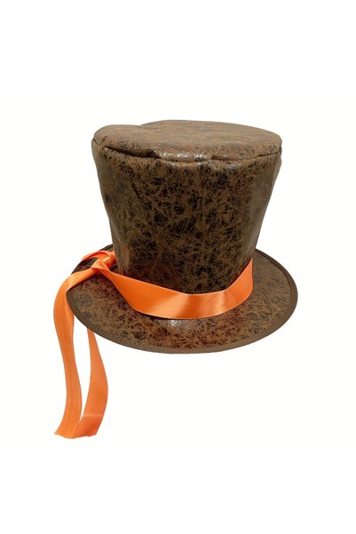 choice2 Cracked Brown Festival Dance Party Hats, Headwear, Jazz Hats, Lincoln...