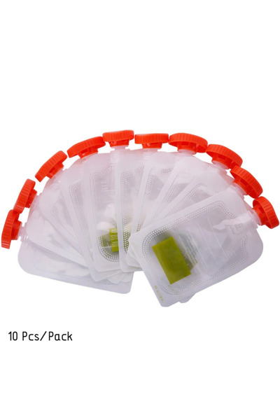 Choice 10 PCS Lot 10Pcs/bag Reusable Food Pouches Homemade Puree Refillable C...