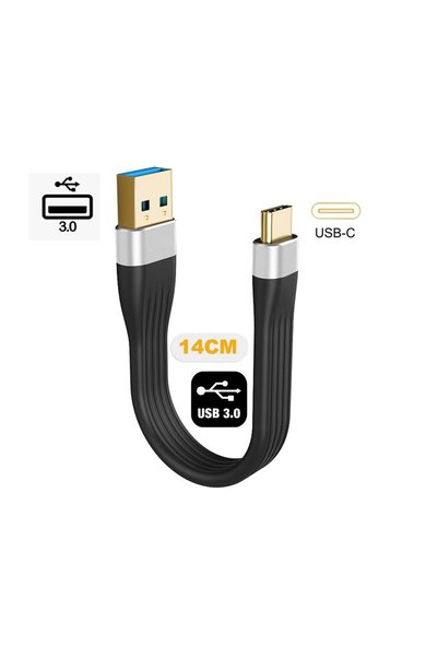 Choice اختر طراز كابل USB 3.0 بطول 14 سم فائق القصر، كابل USB C من الجيل الأو...