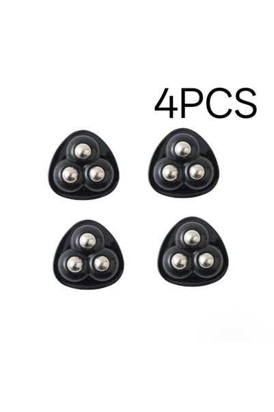 Choice 4PCS Black 4/8/12PCS Adhesive Universal Wheels - 360° Free-Rotation Sw...